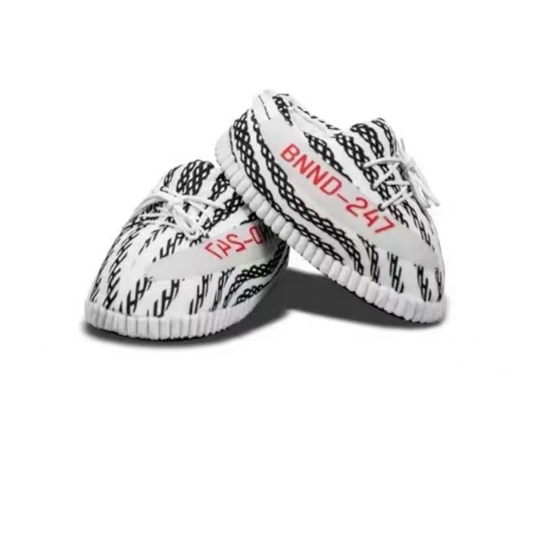 2021 new upgraded design winter warm plush yeezy Jordan AJ sneaker style indoor home slippers