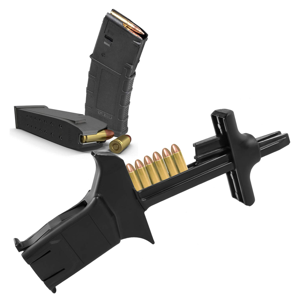 Tactical Universal Magazine Speed Loader for Rifle Pistol Magazine 9mm/10mm/40 S&W/.223/5.56/.308 Hunting Gun CAM Speedloader