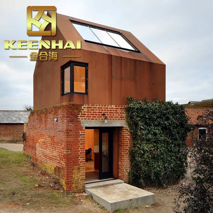 Стальная наружная облицовка Corten, облицовка стен