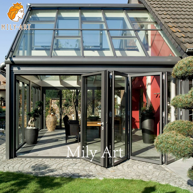 Hot Sale Custom Corrosion-Resistant Aluminum Sun House All Seasons Sunroom with Glass
