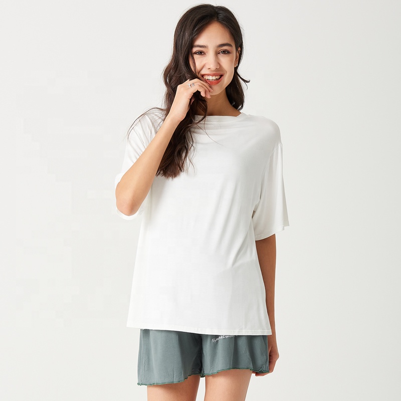 Summer Shorts Pregnant Woman Casual Maternity Clothing Maternity Night Wear Sets
