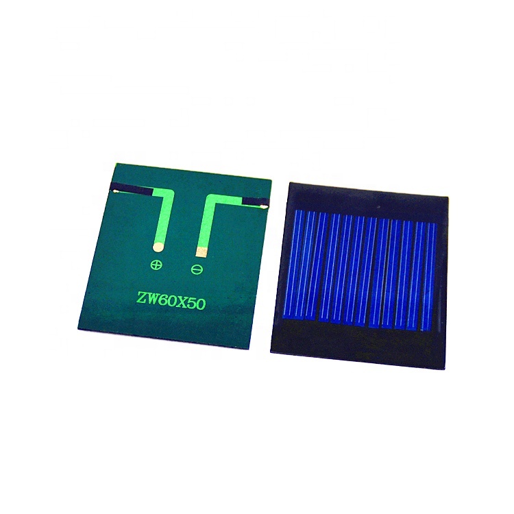 ZW-6050-P6V Lightweight Silicon Solar Panel Module 0.25W Poly Portable Solar Panel Charger 6V Epoxy Resin Solar Panel