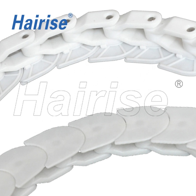 Hairise plastic slat top transmission chain with ce Industria For Sushi Conveyor