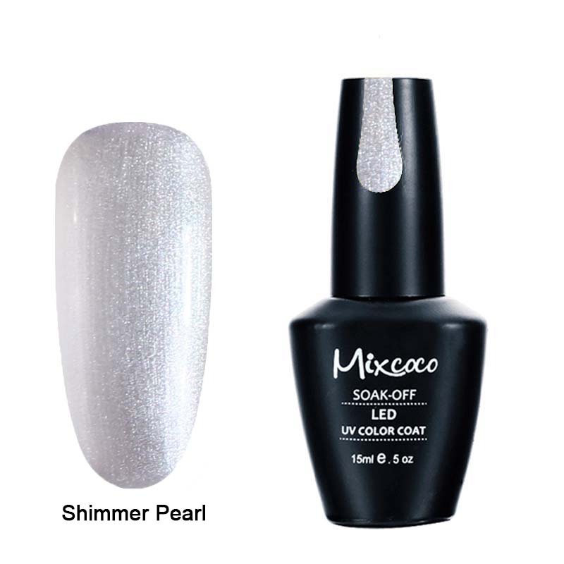 Mixcoco wholesale private label hot selling items maquillaje new product Pearl Series soak off uv gel polish for salon