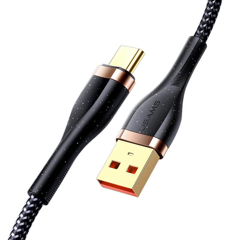 USAMS New Trending US-SJ488 U64 Type-C Charging & Data Cable 3A 1.2m For MObile Phone Charging