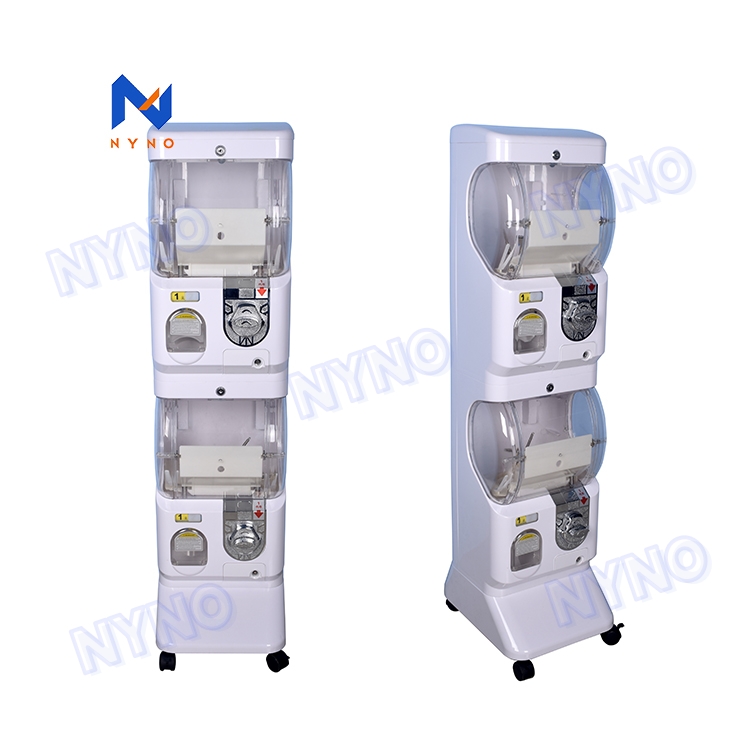 Coin Operated White Gashapon Tomy Gacha Toy Vending Machine Customized Japanese Gachapon Capsule Machine