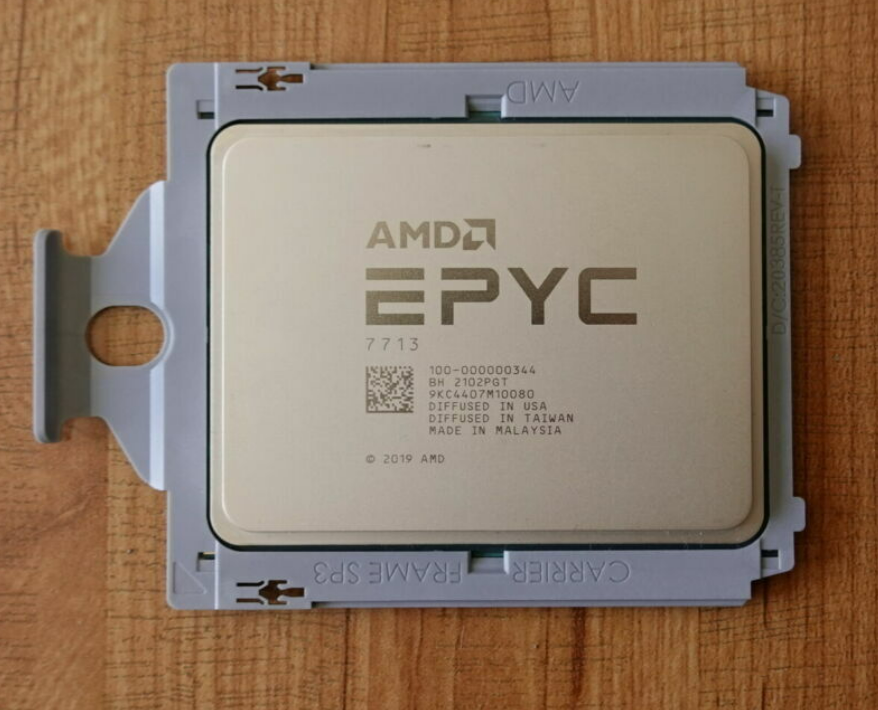 AMD EPYC Милан 7713 процессор четырёхъядерный 64-разрядный процессор Core серверный процессор до 3,675 ГГц 100-000000344