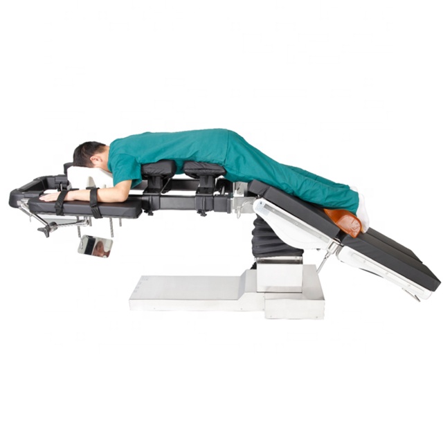 C Arm G Arm Spine Surgery Operation Table Radiolucency Surgical Carbon Fiber OT Room Spine Operating Table