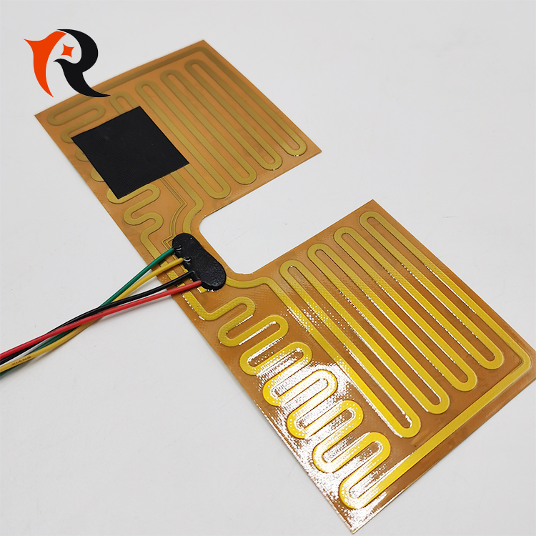 Гибкий ленточный нагреватель Kapton с датчиком Pt100, полиимидный нагреватель, воздушный Нагреватель, металлическая фольга, электрическая Полиимидная Пленка 110 В