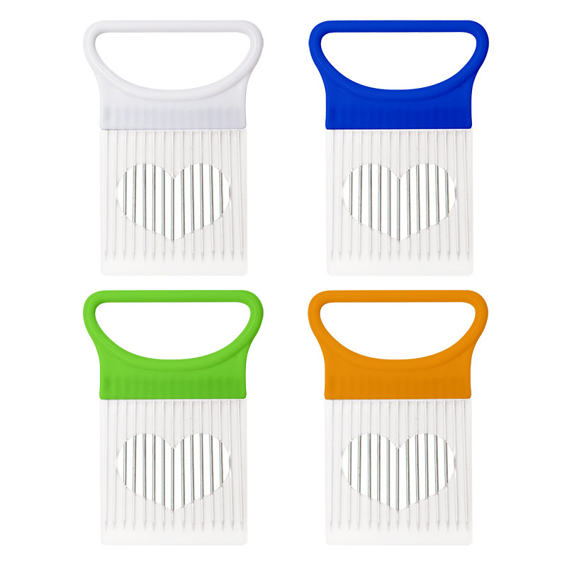Stainless Steel Vegetable and Fruit Slicer with Tomatoes Cutter and Holder, Precision-Engineered Tool for Kitchen Utensil