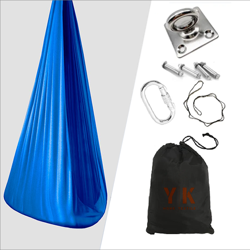 Amazon hot models children elastic hammock indoor and outdoor swing children sensory swing yoga hammock/