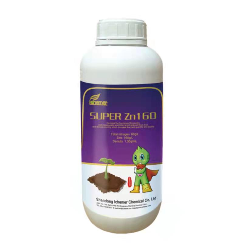 Agricultural used Liquid Element Fertilizer-Zinc Nitrogen- Ichemer Super Zn160