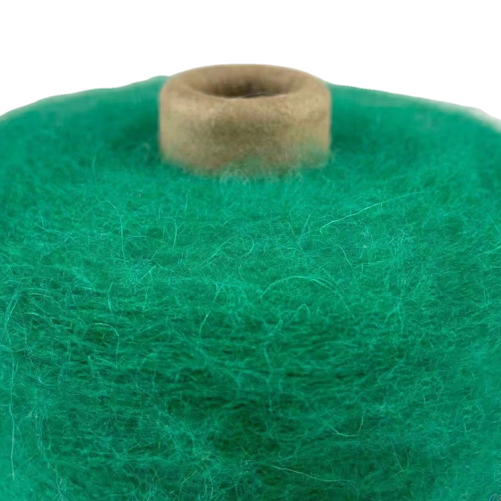 Factory 55% Acrylic 30% Nylon 10%Wool 5% Mohair 13NM fancy mohair wool yarn hair
