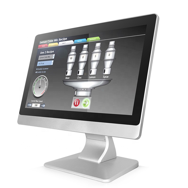 15,6 дюймовый in-tel j1900 quad core dual 4gb ram безвентиляторный настольный мини-ПК x86 промышленный ПК все в одном сенсорный экран с i5