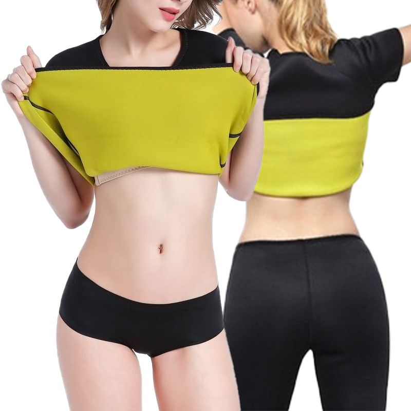Sweat Sauna Womens Neopren Workout Body Suit for Fat Burner and Weight Loss, Training Fitness Jackets