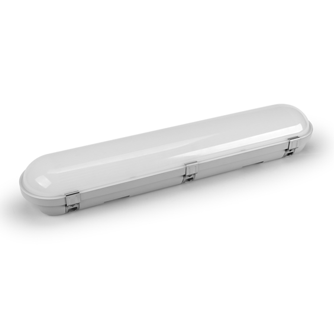 Eslas Custom ABS PC Base PC PS Diffusor IP65 Waterproof Lighting Fixture LED Batten for Commercial Industrial Lights