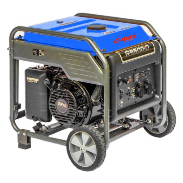 G-max 220-240V 50Hz 4 тактный 5.5KW 300CC бензиновый открытая рамка инверторный генератор