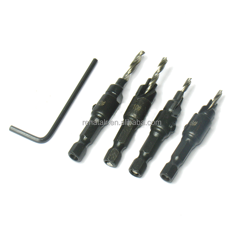 High quality 4241 taper countersunk drill hexagon reamer special-shaped carpenter