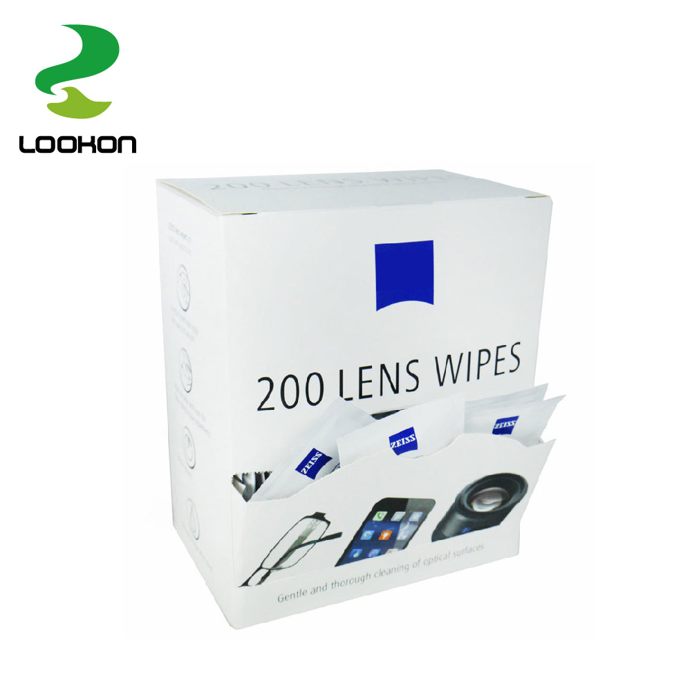 Салфетки Lookon из микрофибры для защиты от запотевания линз, салфетки для очистки линз глаз, салфетки для очистки линз в коробке