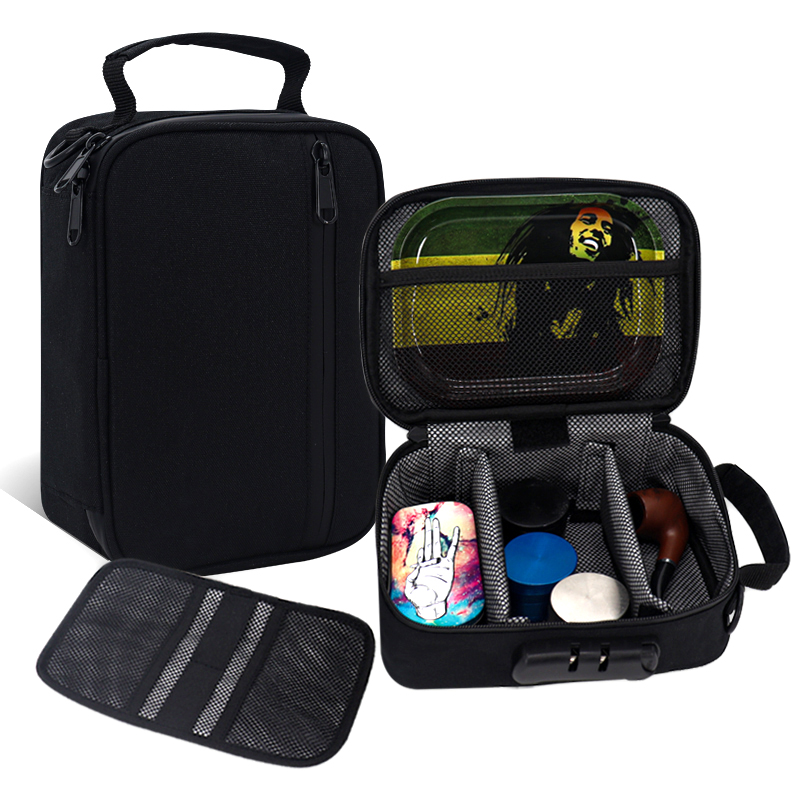 Custom Smell Proof Stash Bag Odorless Travel Storage Case Carbon Lined Smell Proof Bag For Smoking Accessories