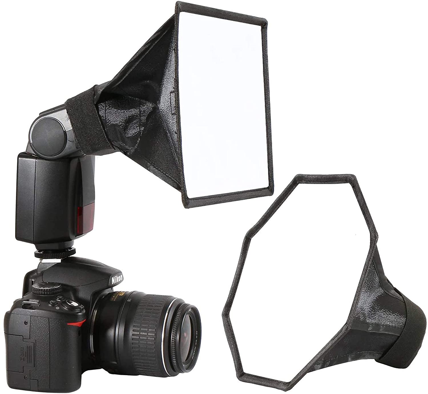 Складной рассеиватель вспышки Octagon Light soфтbox Set для Canon Yongnuo Nikon Speedlight
