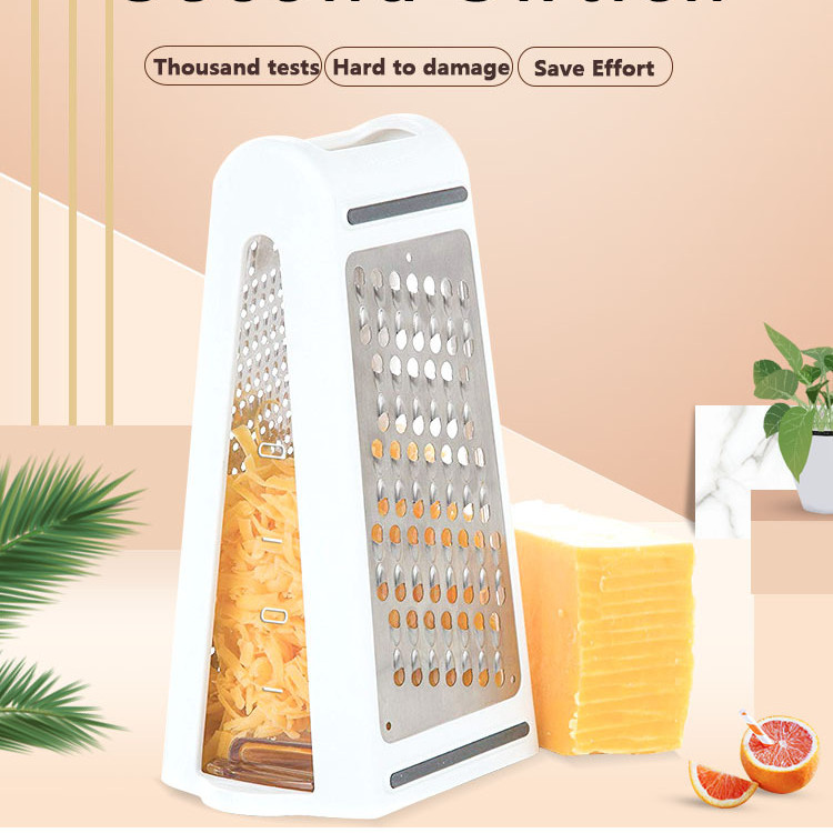 Manufacture High Quality Two-way Grating Two Side Efficient Box Cheese Grater drop shipping available