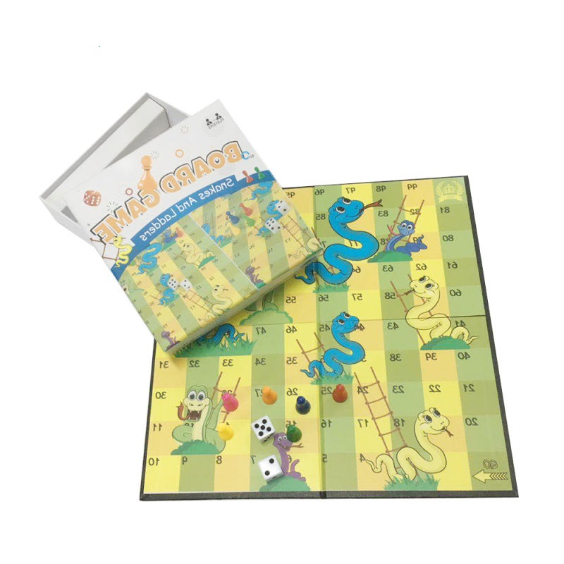 China supplier snake ladder chess game small size ludo game chess game for kids