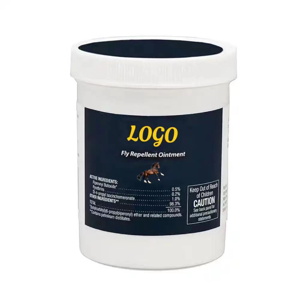 Custom LOGO Horse Fly Repellent Ointment For Around Wounds Sores Scratches And Well As They Eyes & Ears Horse Care Products