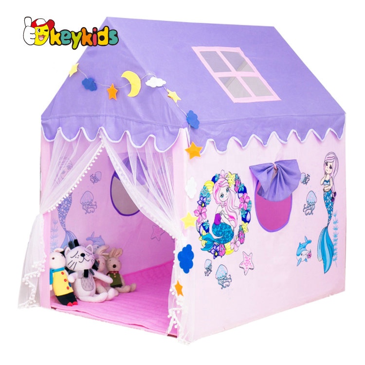 High quality DIY play indoor game toy tents house play house tent for kids W08L111