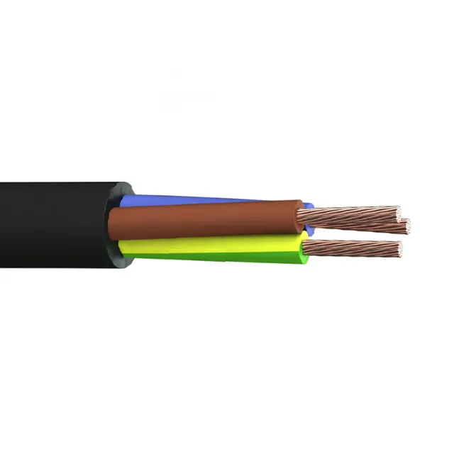 Flexible Rubber Sheathed Electricity Wires Cable 3*2.5mm2 Flex Cable for different use