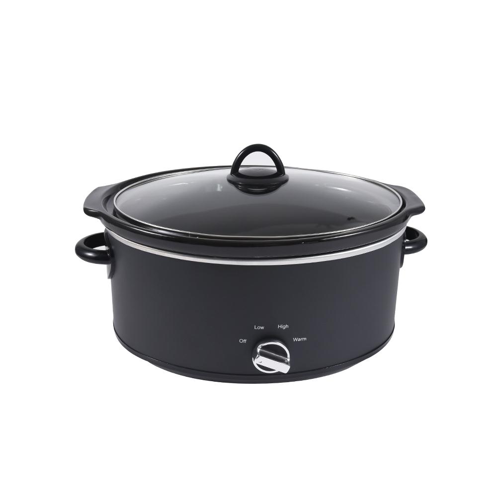 Бытовая кухонная электрическая Медленная Плита 7QT Емкость PP крышка не скользит ножки 4 уровня эксплуатации