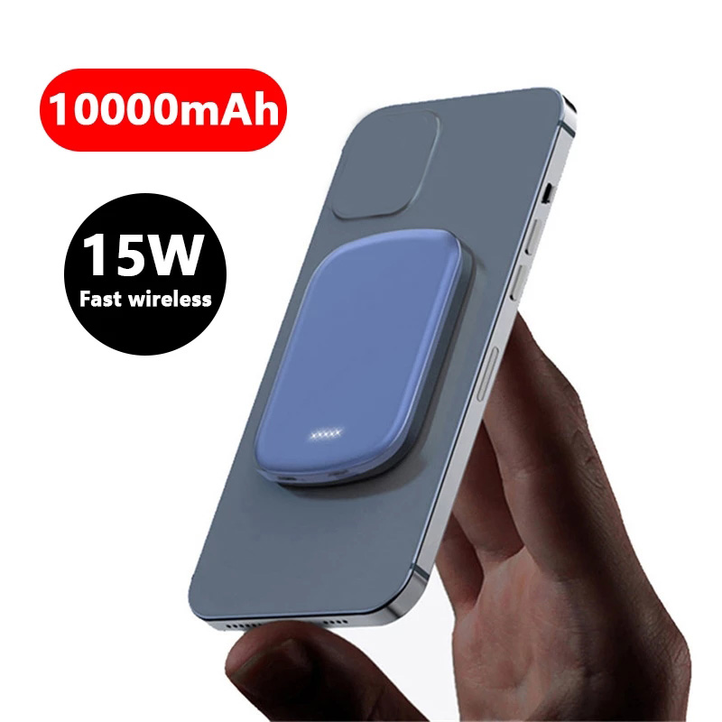 Magnetic usb safe charger Power 5000mah USB port 15W Wireless