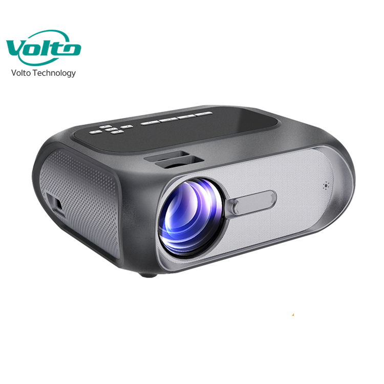 Android Mini Projector VT-7 Portable Video-Projector Stylish Multimedia Home Theater Movie Projector Black/Red