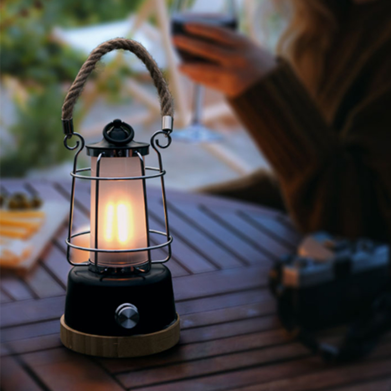 Amazon Hot Color Temperature Adjustable Camping Light Lamp USB Rechargeable Led Tent Camping Lantern