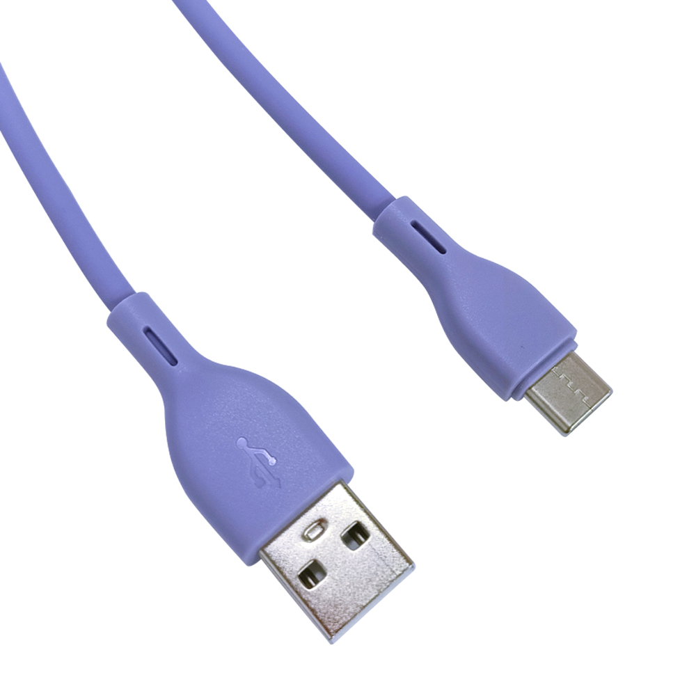 Хорошее качество OEM мягкий резиновый силиконовый зарядный кабель с USB и портом type-c кабель зарядки 1 м 2 м кабель для передачи данных для мобильного телефона