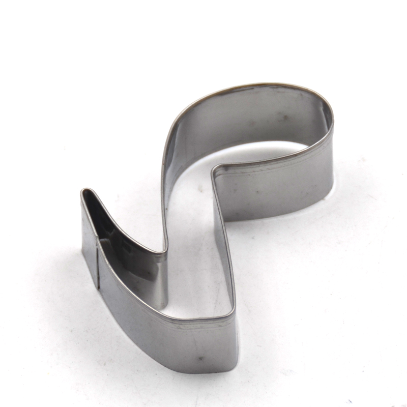 Note shoe explosion flower shaped stainless steel cookie kitchen baking mold