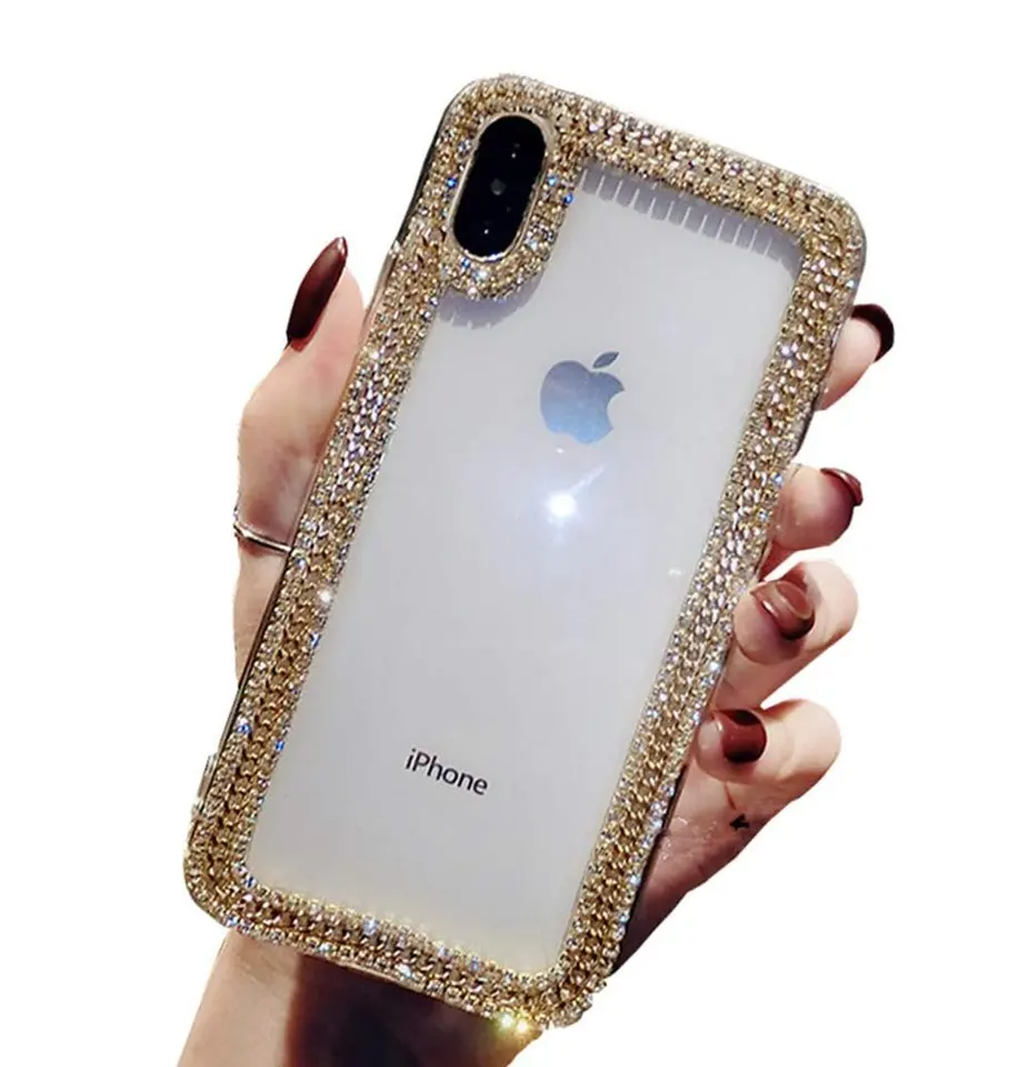 Для Oppo A12e A31 A9 A92 Reno3 pro F11pro Realme6 pro 5i 3D Блестящий Прозрачный Акриловый чехол-бампер для сотового телефона из ТПУ