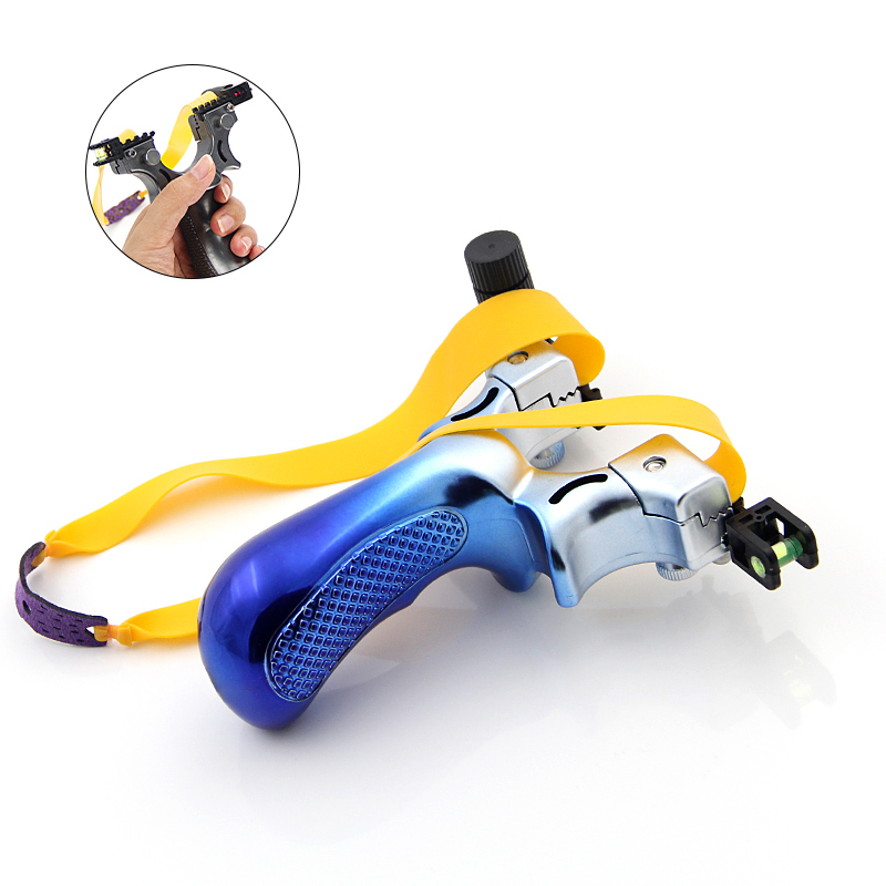 Slingshot Professional High Velocity Slingshots With Folding Wrist Support Hunting Professional Slingshot For Adults