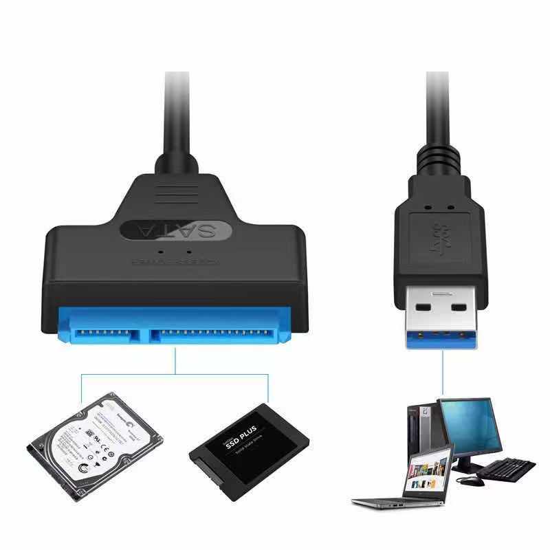 Под заказ 2 в 1 ноутбук Usb 3,0 и/или Type-c к Sata конвертер 15 + 7pin /22 Pin для 2,5/3,5 дюймового жесткого диска Драйвер Ssd адаптер кабель