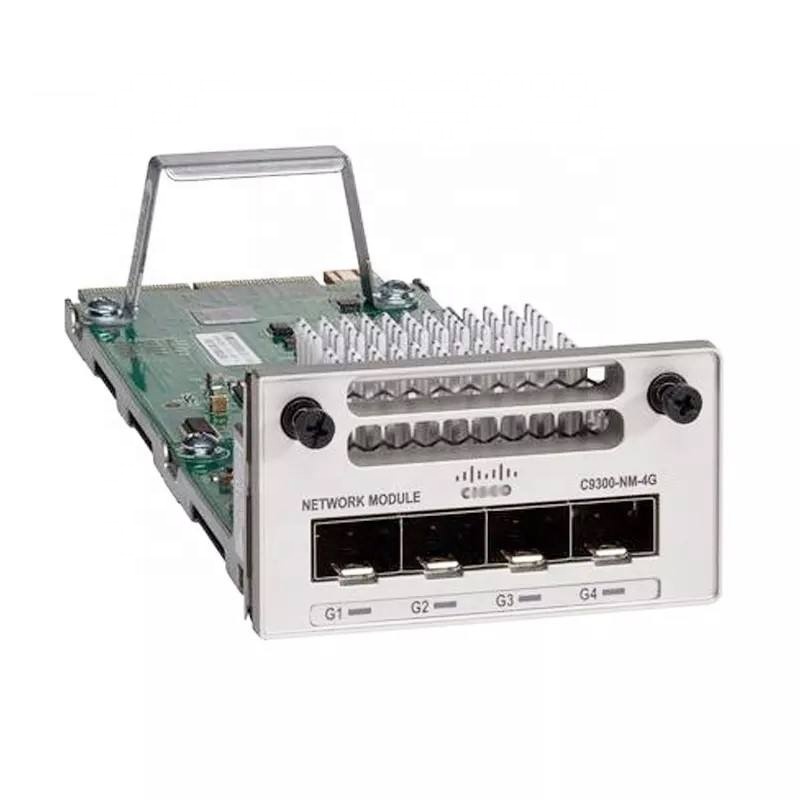 C9300-NM-4G = новый оригинальный модуль расширения сети C9300 4x1G, подходит для переключателей серии C9300