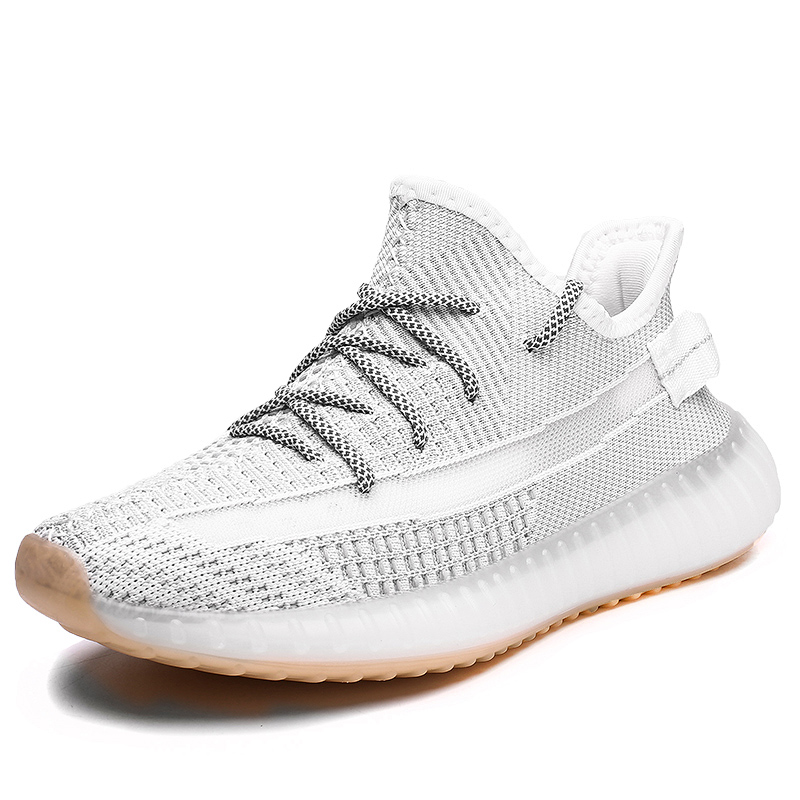 2020 настоящие черные Yeezy 350 шлепанцы V2 мужские и женские на заказ Oem детские кружевные повседневные кроссовки для бега спортивная обувь
