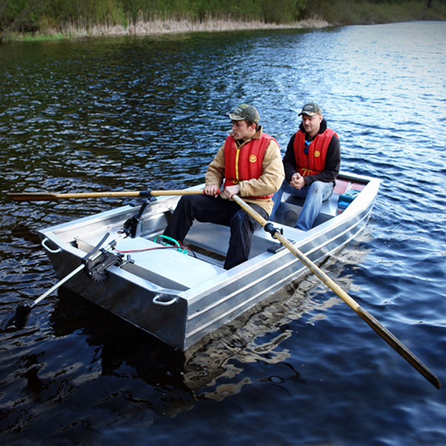 Portable 10ft Aluminum Jon Boat Small Fishing Sport Yacht with Outboard Engine for Leisure & Entertainment