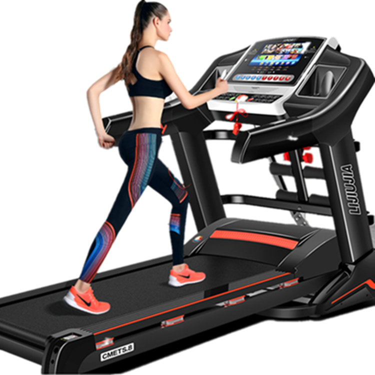 lijiujia electric folding 3hp sport gym equipment luxury training body strong semi commercial treadmill