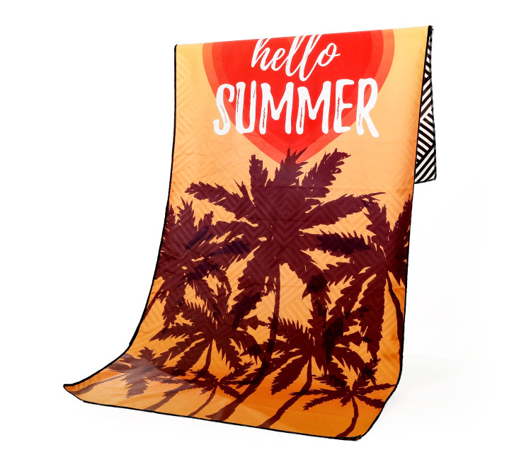 XIAOAO Sublimation blank high quality Beach Towel 75*175cm