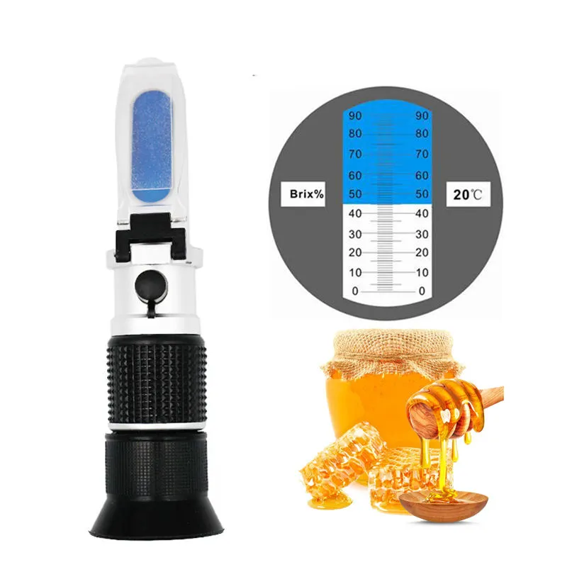Portable Handheld Auto Refractometer Milk Brix Handheld Vision Honey Refractometer