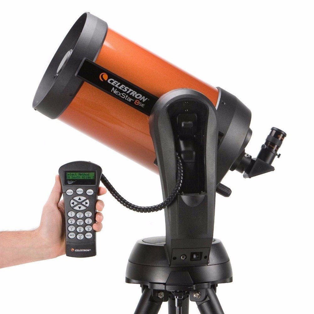 Celestron NexStar 8SE Компьютеризированный астрономический Цифровой телескоп GOTO отражатель с панелью управления телескопы астрономические