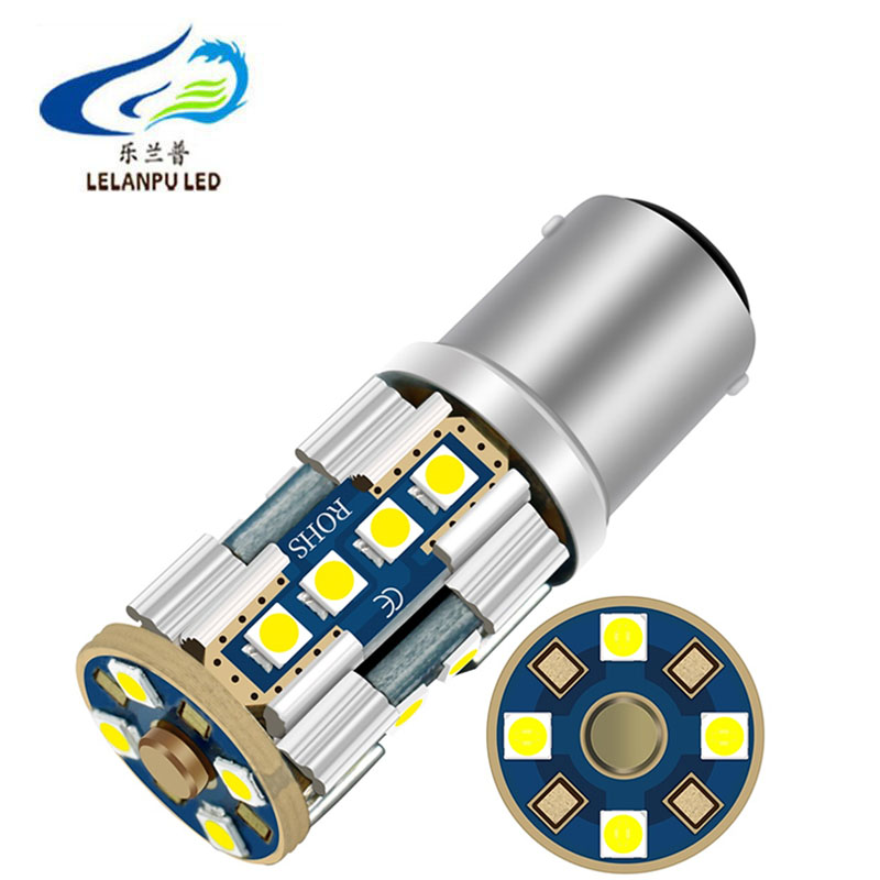 Car Led Bulb 1157 BA15S BAY15D T20 Led Bulb 7440 7443 3156 3157 3030 Lamp SMD 20 Waterproof Tail Brake Backup Light