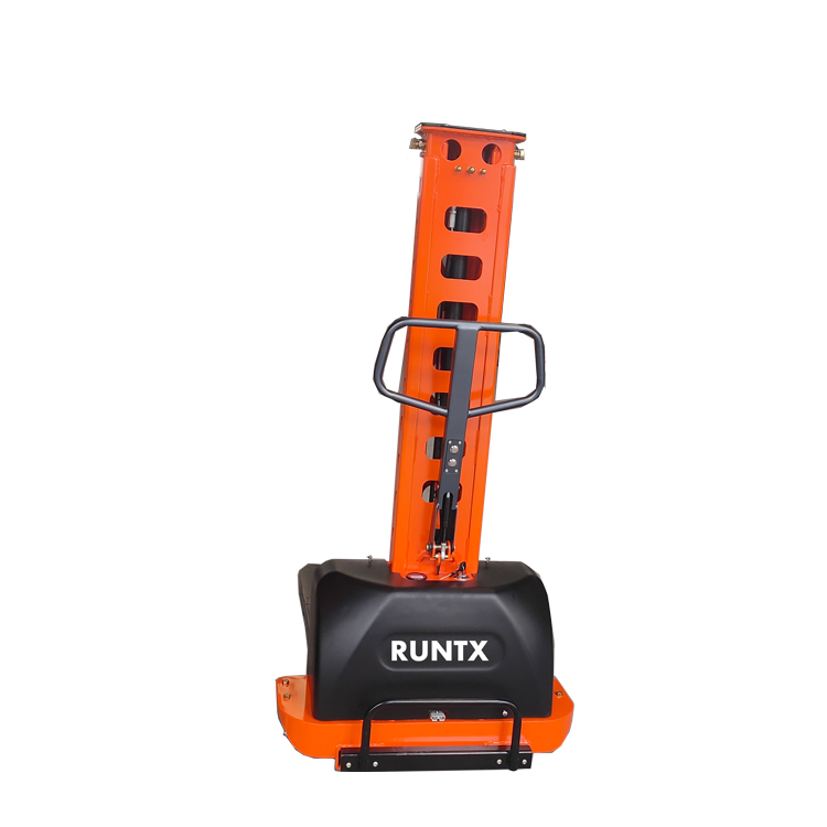 Runtx 500kg semi electric forklift stacker portable stacker self loading electric stacker