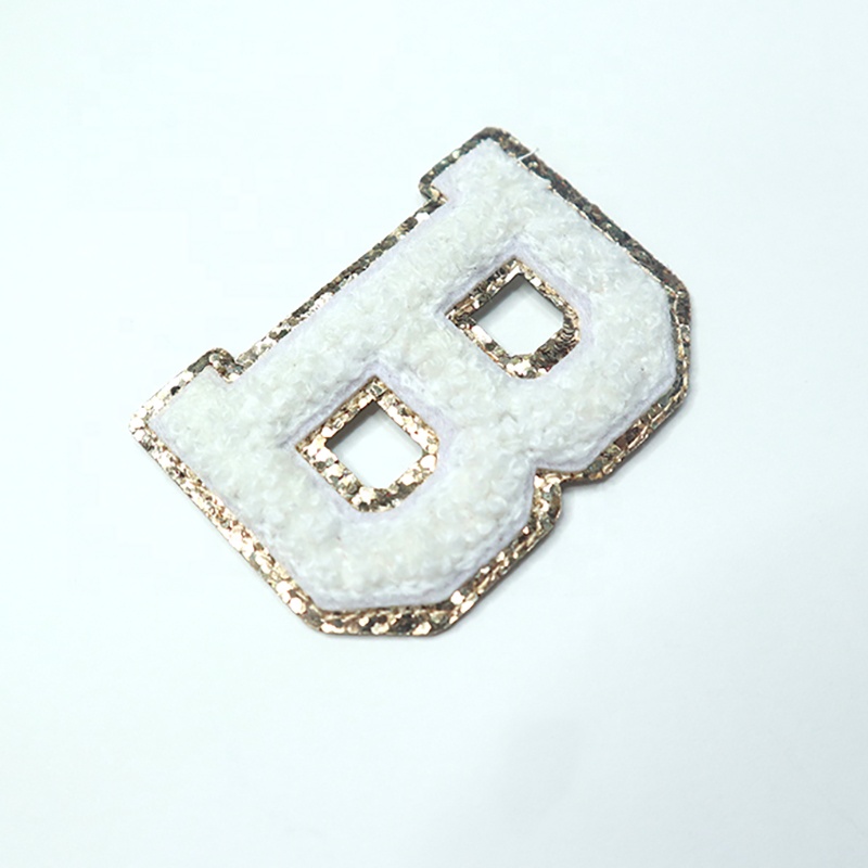 The Newest Smile Face Patch Heat Transfer Green Small Chenille Letter Sets Patches A-z