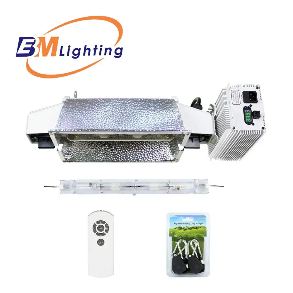 Commercial Double Ended DE 630w 630 w CMH Dimmable Grow Light Lighting Fixture with Digital Ballast